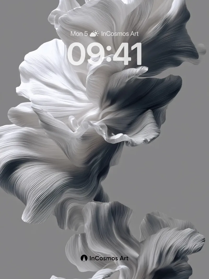 Sculpted Shadow Wallpaper with Breathable Light