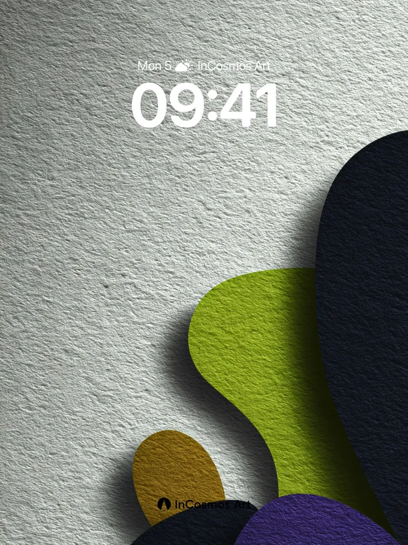 Velvet Shadow Wallpaper with Textured Forms