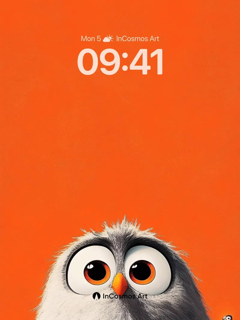 Wide-Eyed Wonder Wallpaper with Mini Hero