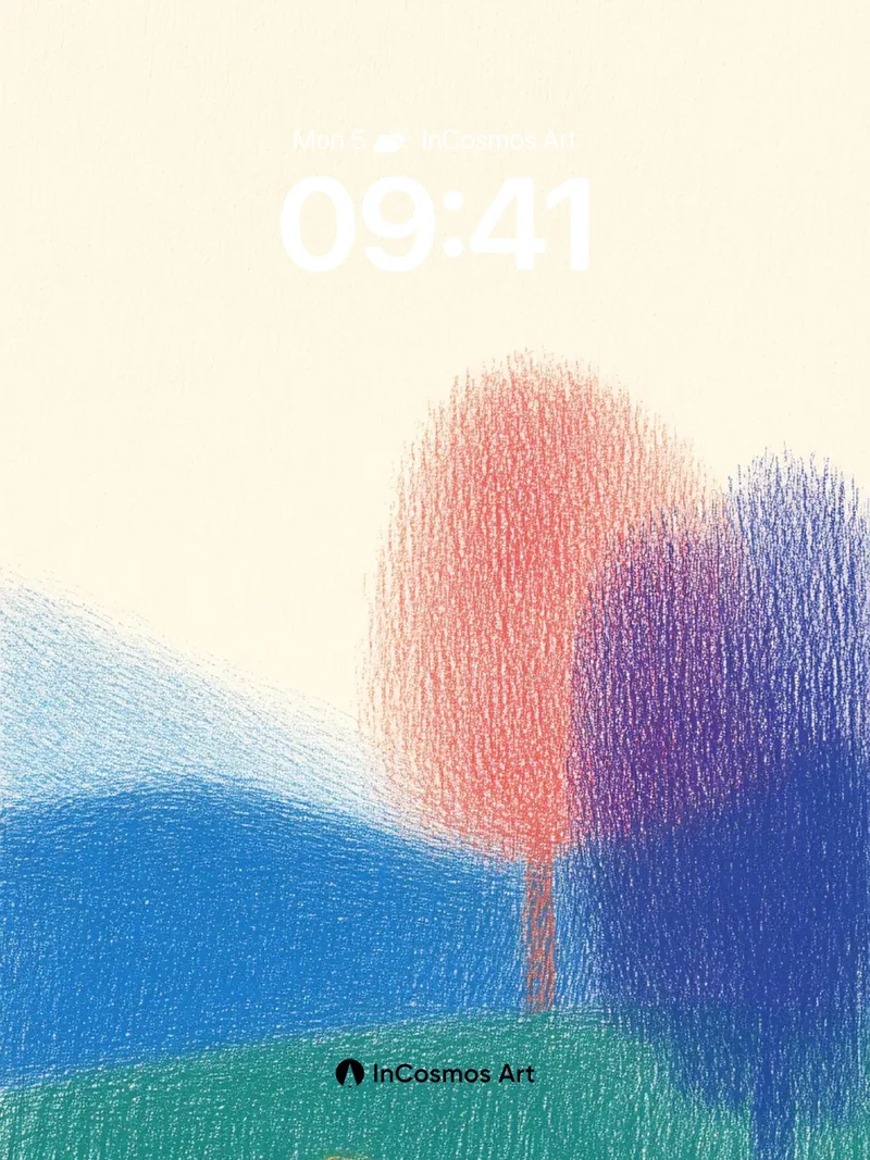 Whispering Canopy Wallpaper with Textured Hues