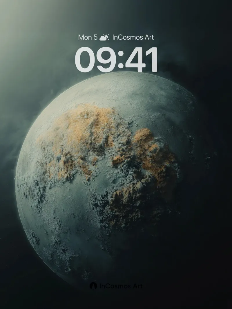 Cosmic Hush Wallpaper with Floating Dust