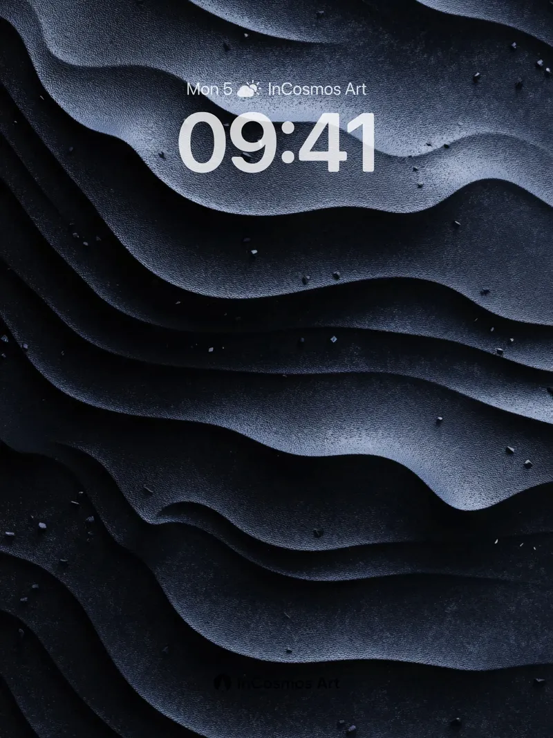 Midnight Dune Wallpaper with Whispering Ridges