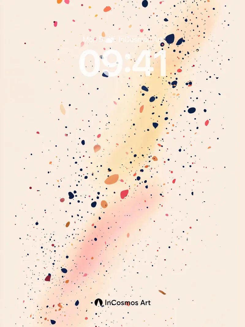 Whispering Speckle Wallpaper with Floating Hues