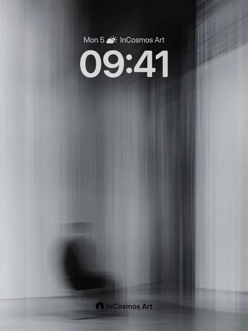 Shadowed Silence Wallpaper with Ghostly Motion
