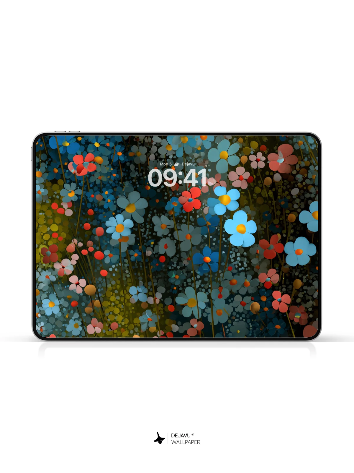 Whimsical Floral Garden Wallpaper 8K for iPhone and Android