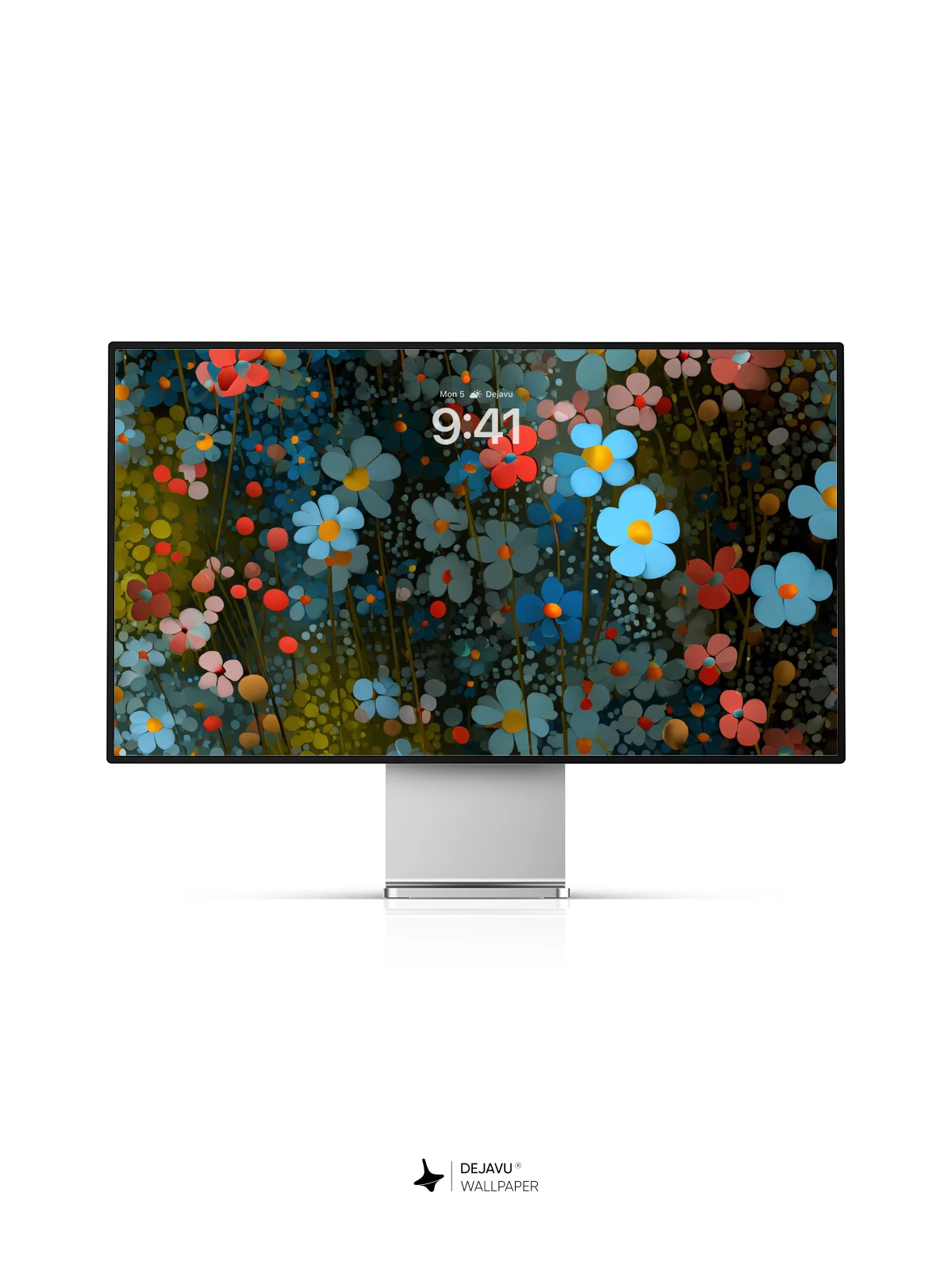 Whimsical Floral Garden Wallpaper 8K for iPhone and Android