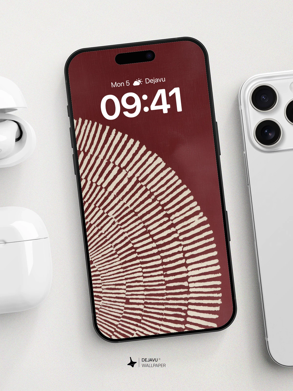 Abstract Radial Pattern Wallpaper 8K for iPhone and Android