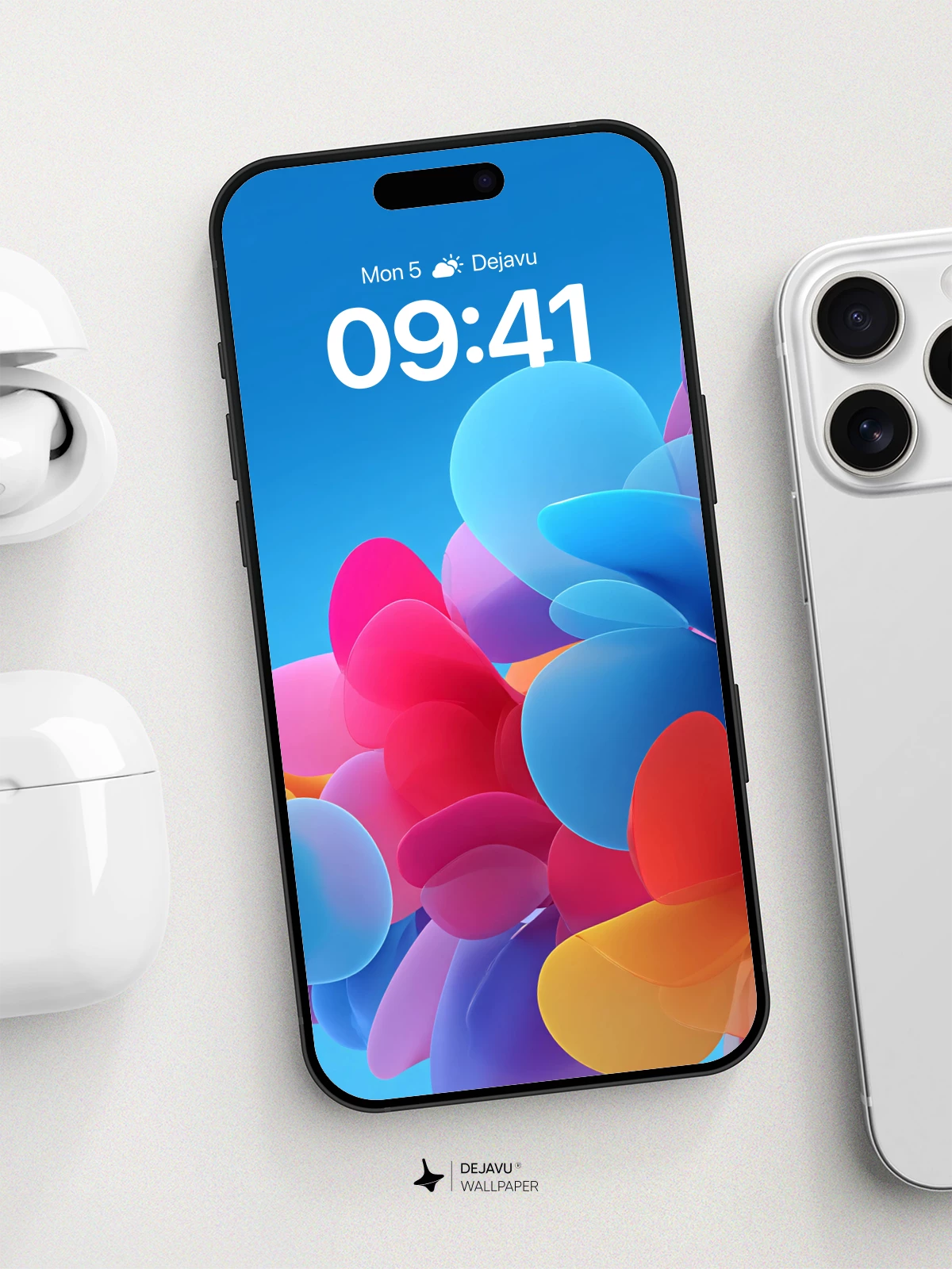 Vibrant Abstract Petals Wallpaper 8K for iPhone and Android