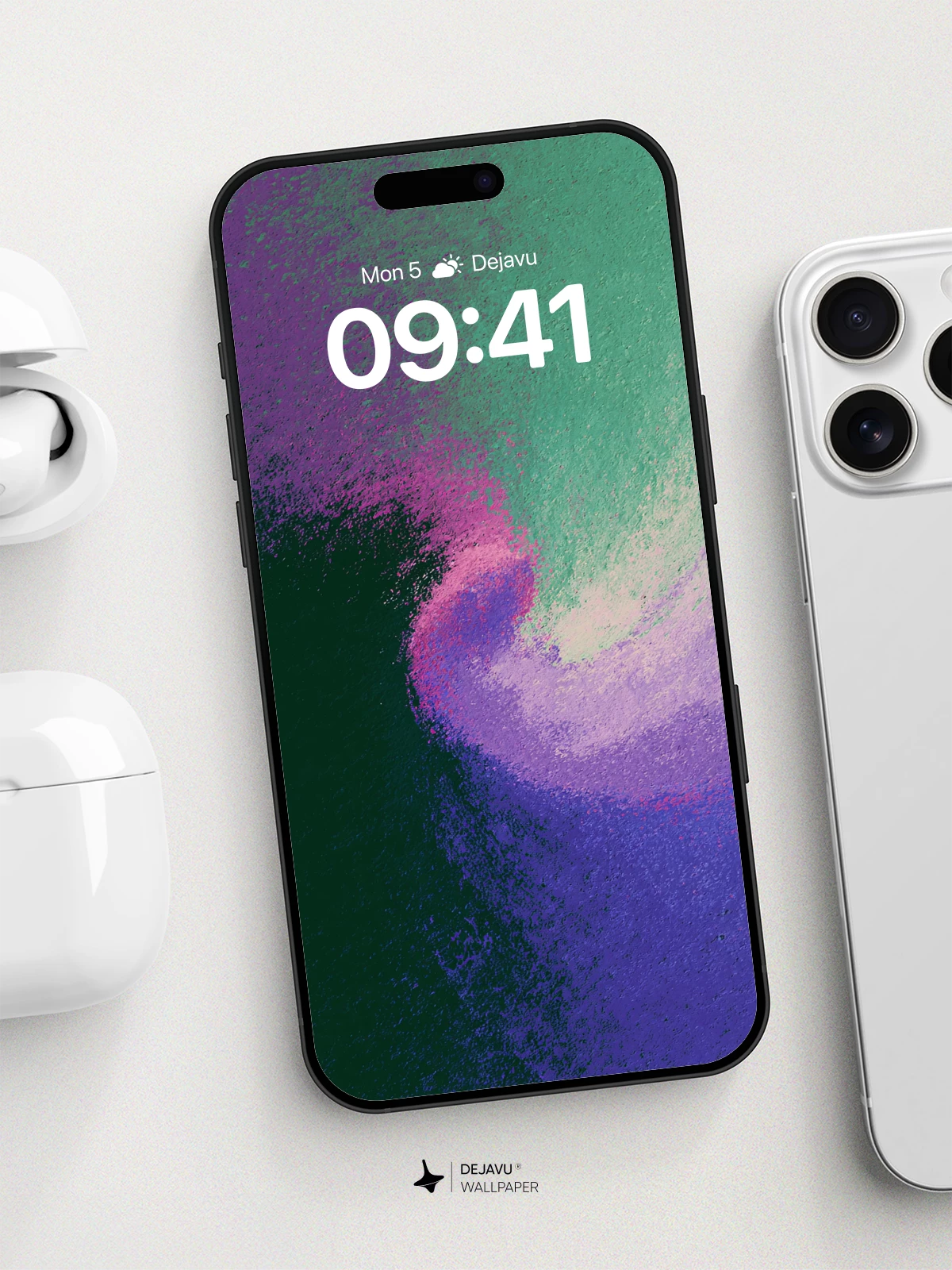 Abstract Color Wave Wallpaper 8K for iPhone and Android