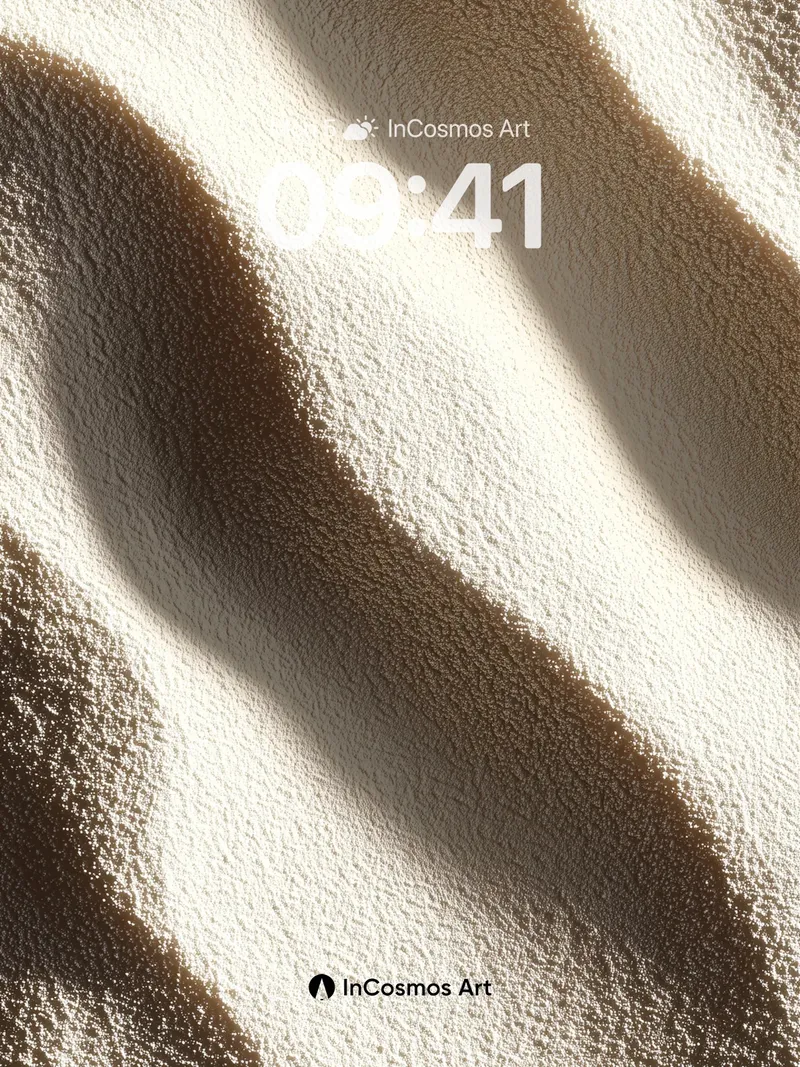 Sculpted Sand Wallpaper with Dune Shadows