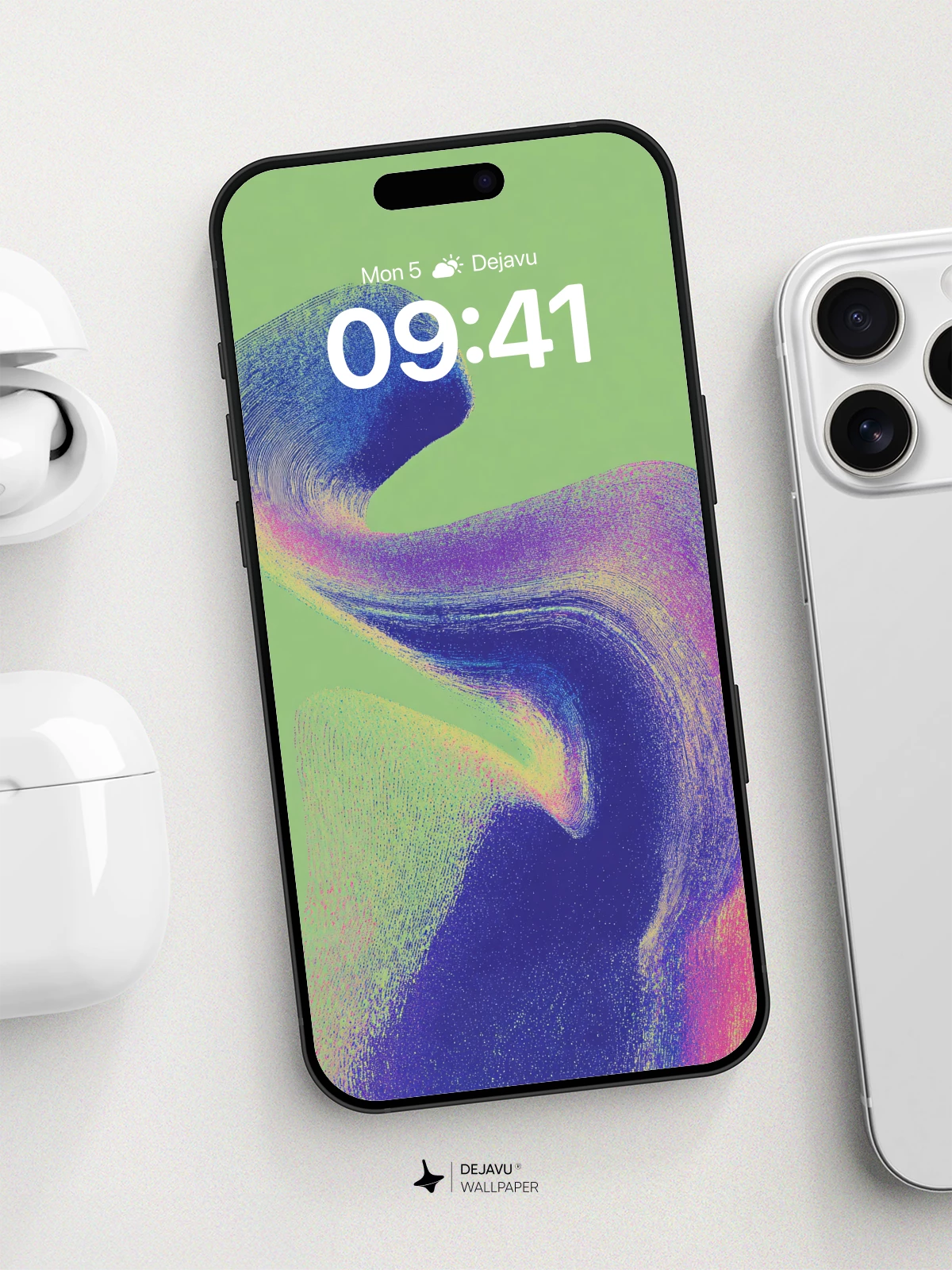 Abstract Flow Art Wallpaper 8K for iPhone and Android