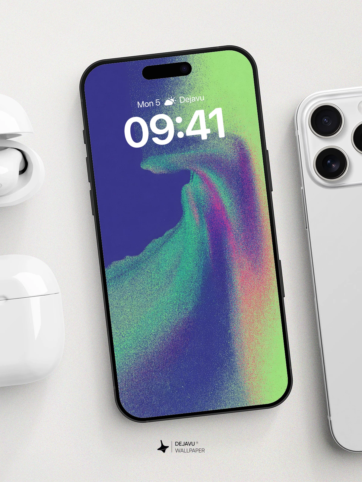 Abstract Gradient Flow Wallpaper 8K for iPhone and Android