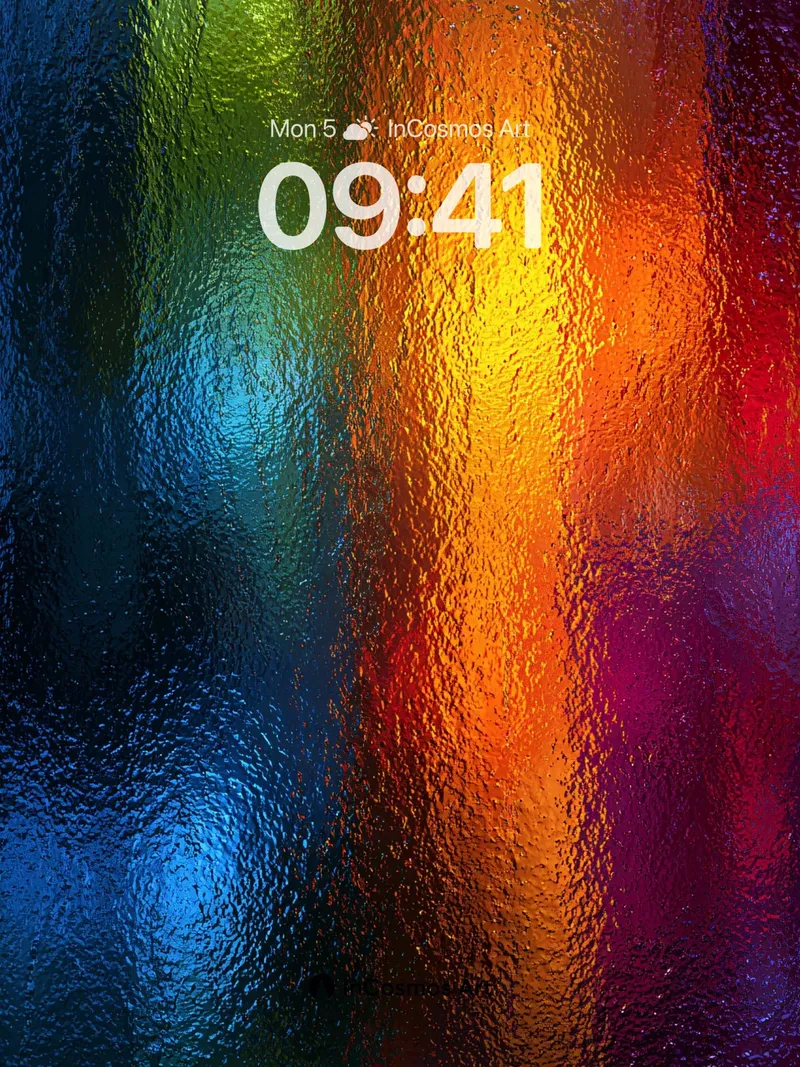 Luminous Veil Wallpaper with Liquid Light