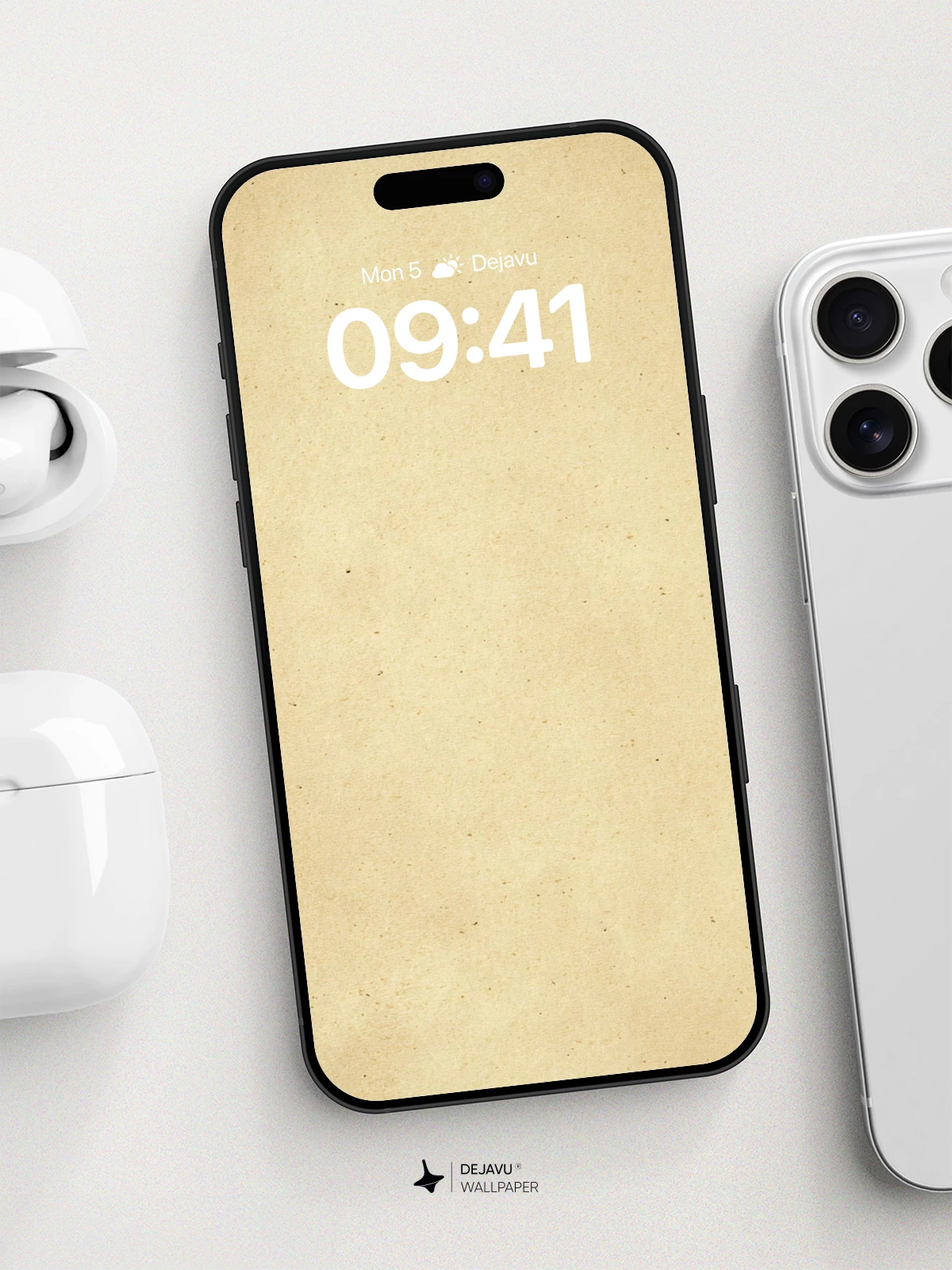 Vintage Floral Border Wallpaper 8K for iPhone and Android