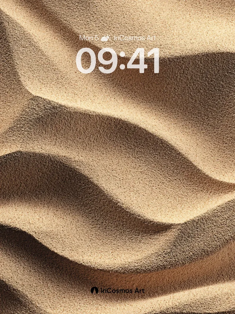 Sandy Mirage Wallpaper with Dune Flow