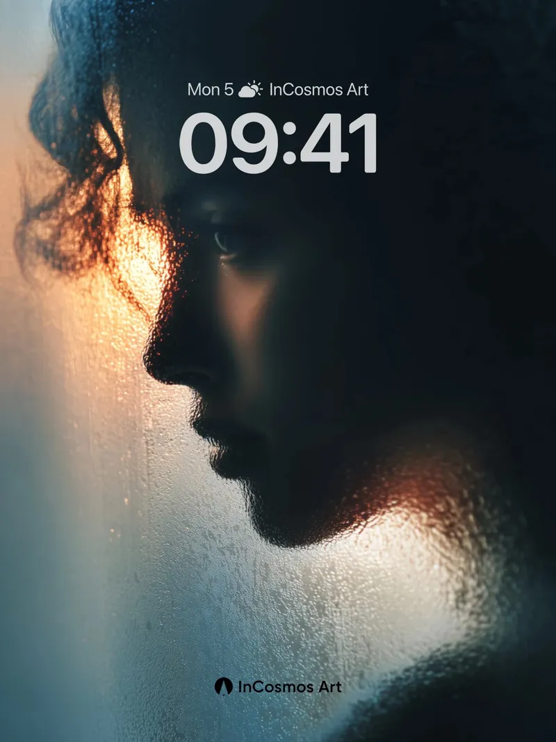 Silhouetted Reverie Wallpaper with Frosted Light