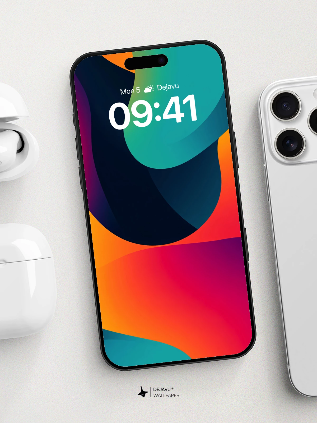 Vibrant Abstract Flow Wallpaper 8K for iPhone and Android
