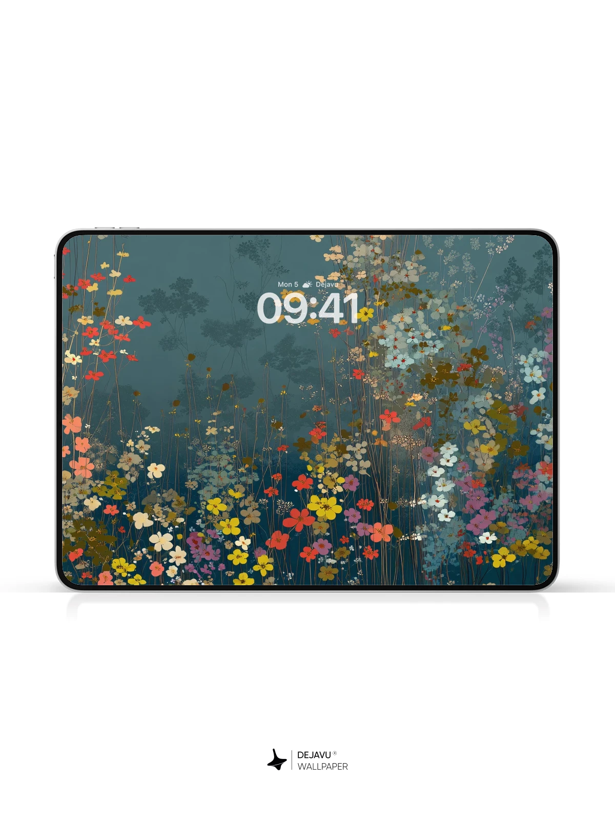 Whimsical Floral Garden Wallpaper 8K for iPhone and Android