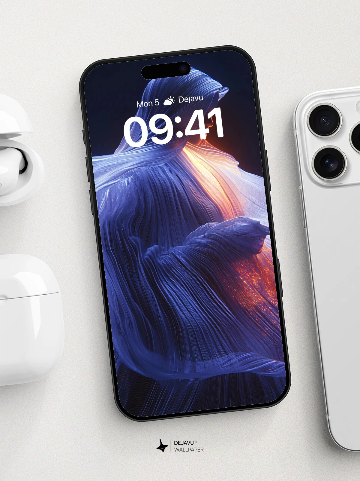 Mystic Veil Ethereal Light Wallpaper 8K for iPhone and Android