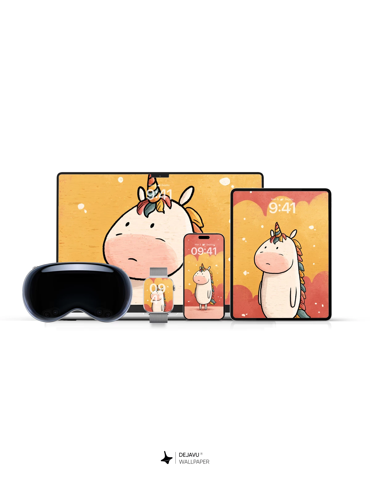 Whimsical Unicorn Wallpaper 8K for iPhone and Android