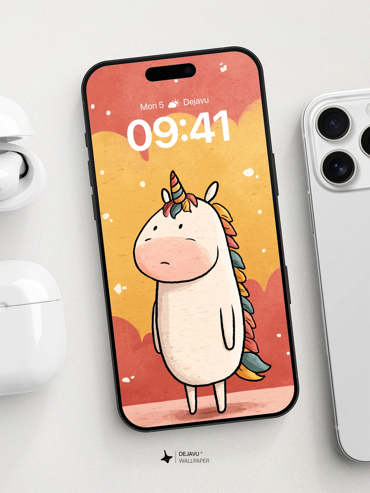 Whimsical Unicorn Wallpaper 8K for iPhone and Android