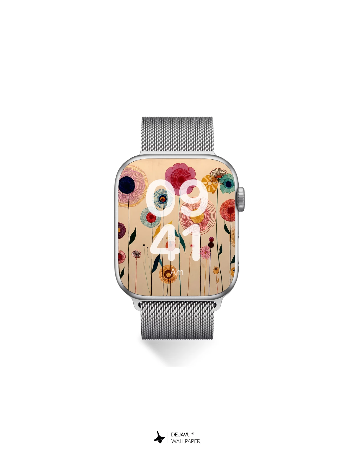 Whimsical Floral Art Wallpaper 8K for iPhone and Android