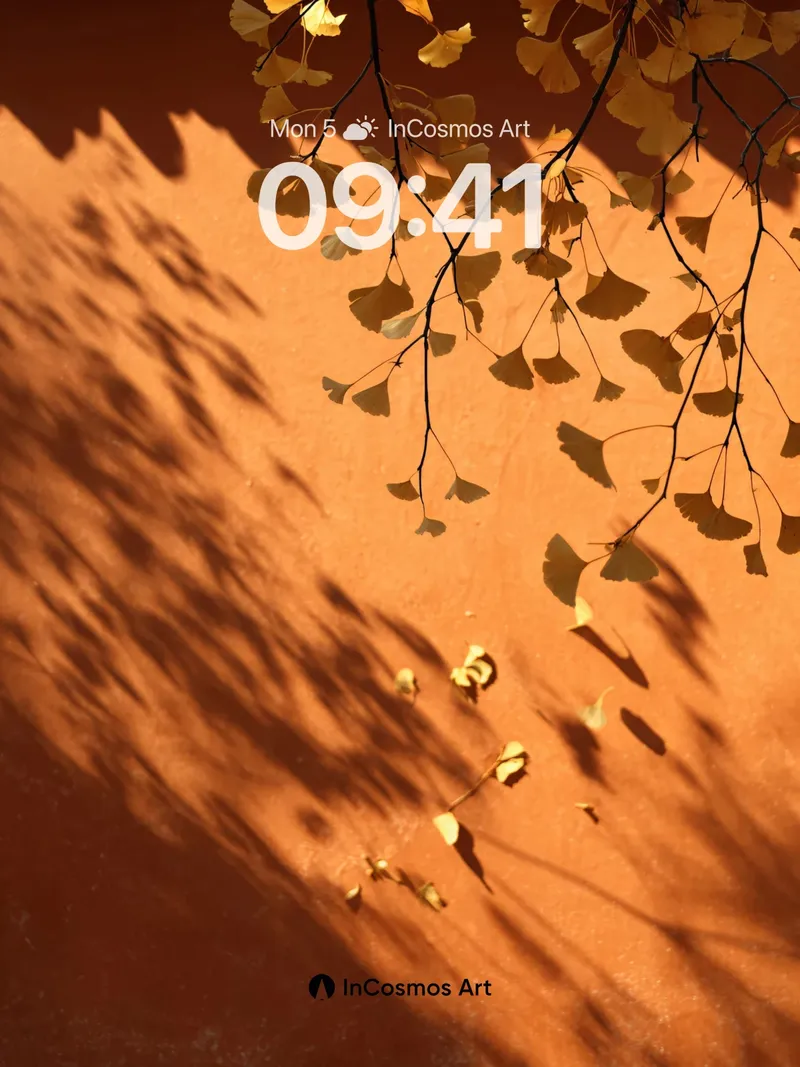 Autumn Whisper Wallpaper with Dappled Light