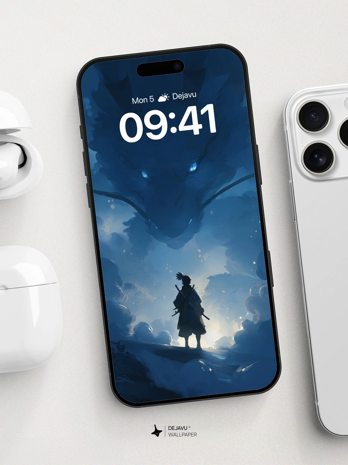 Mystic Dragon Encounter Wallpaper 8K for iPhone and Android