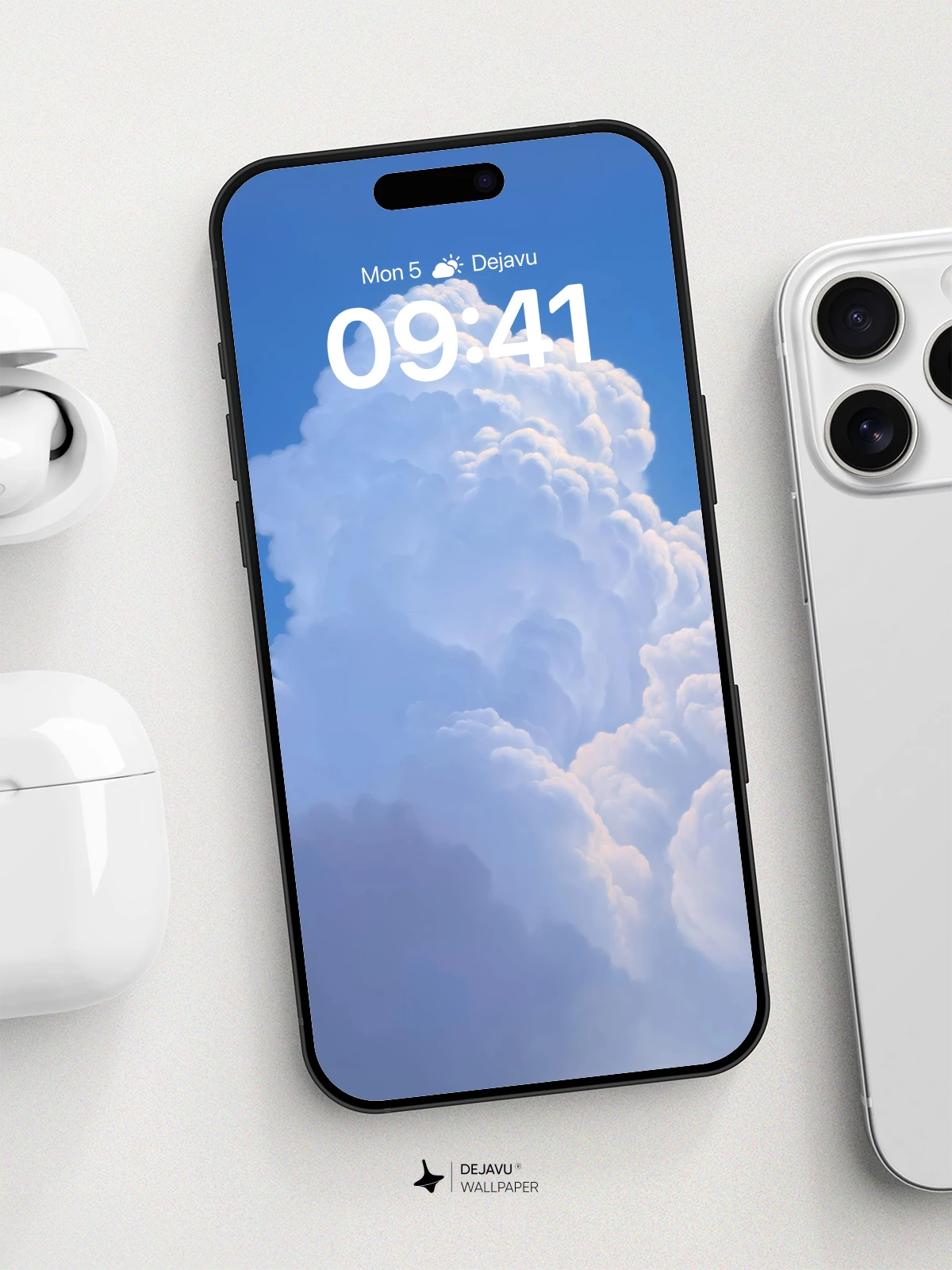 Majestic Cumulus Cloudscape Wallpaper 8K for iPhone and Android