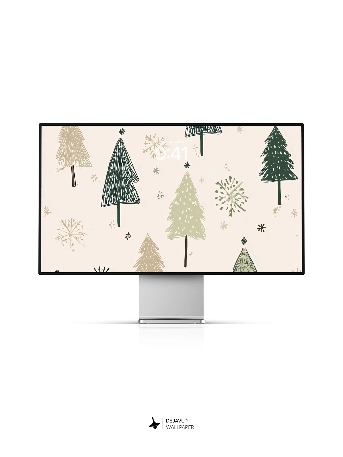 Whimsical Winter Forest Wallpaper 8K for iPhone and Android