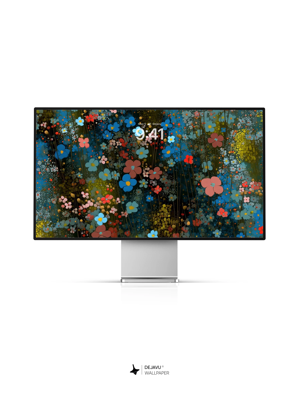 Whimsical Floral Garden Wallpaper 8K for iPhone and Android