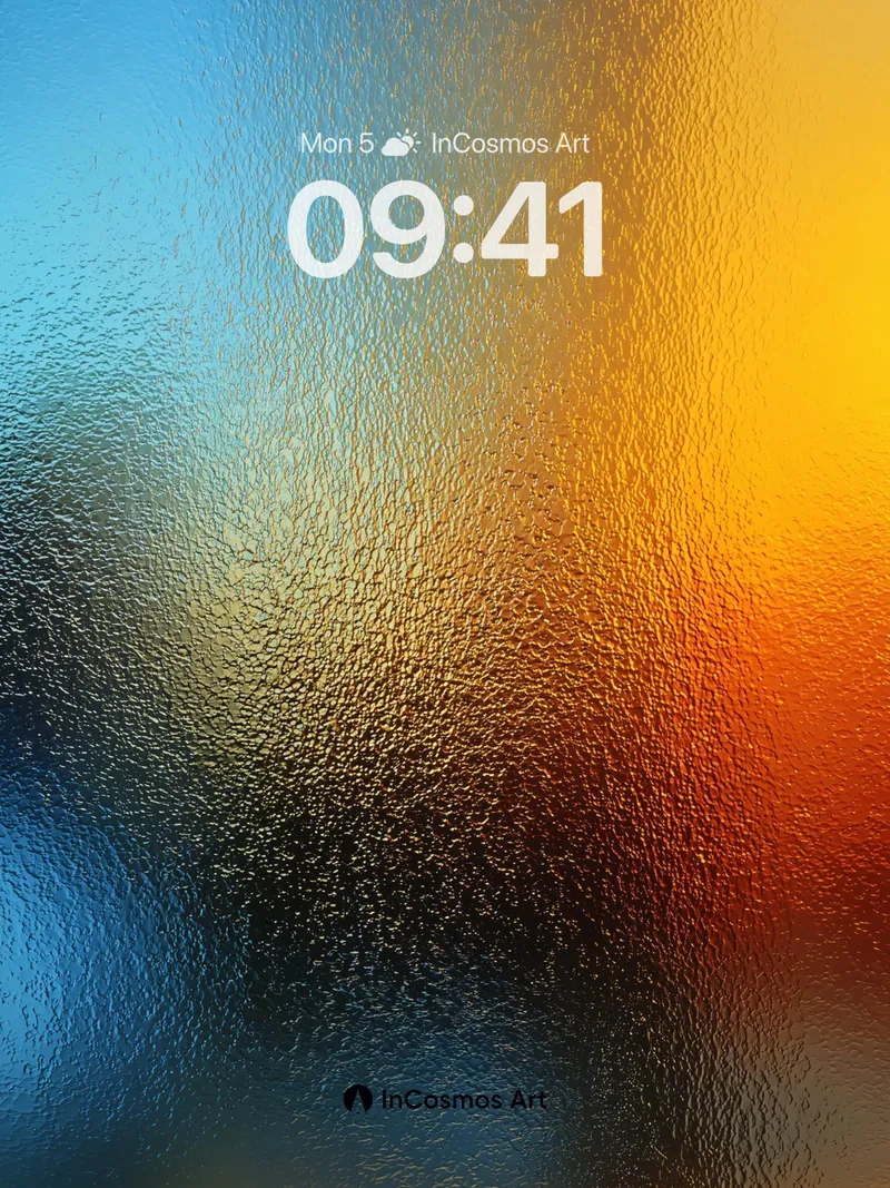 Luminous Fractal Wallpaper with Textured Depth