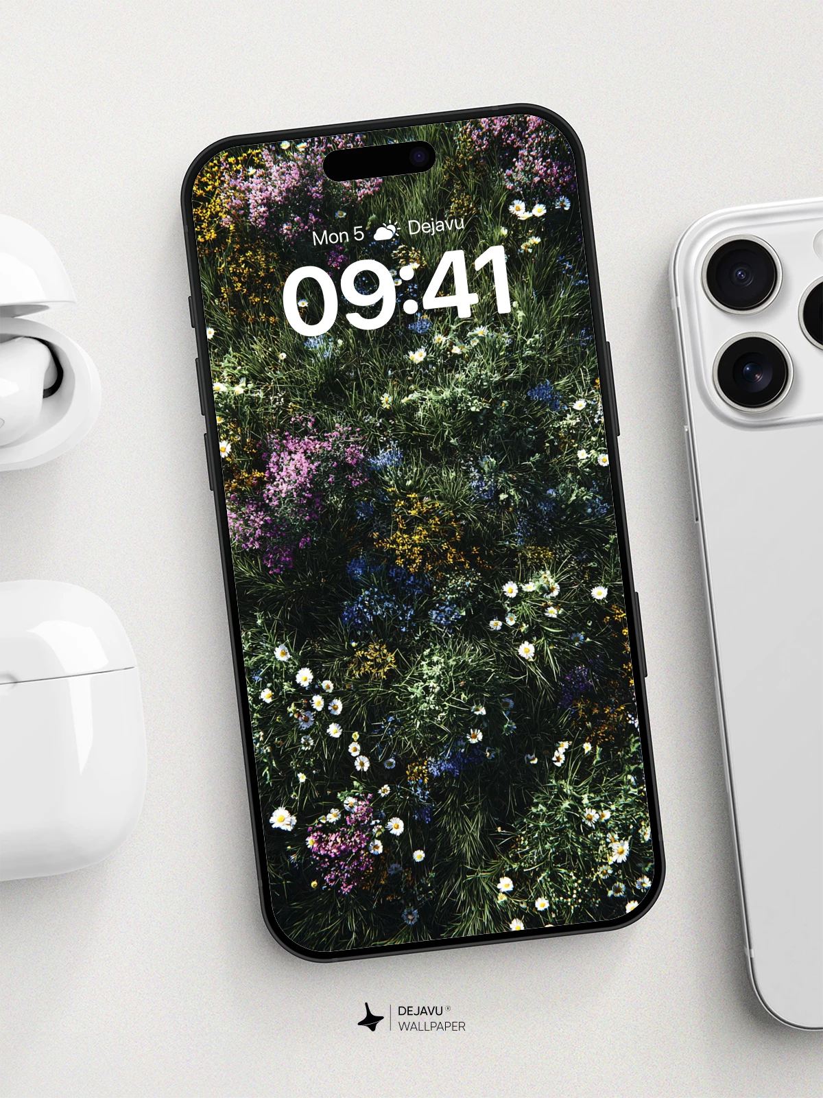 Wildflower Meadow Wallpaper 8K for iPhone and Android
