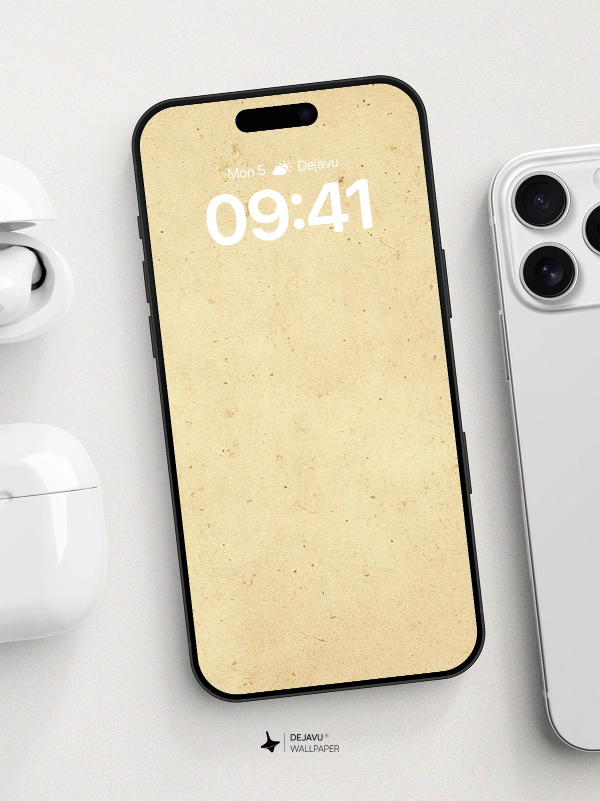 Vintage Floral Border Wallpaper 8K for iPhone and Android