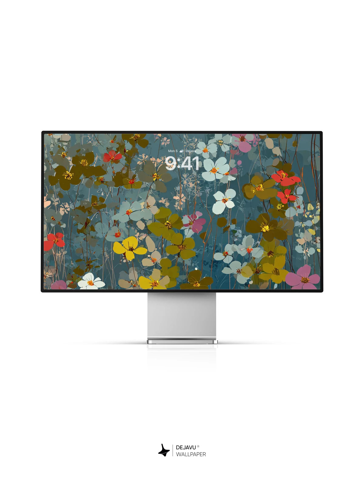 Whimsical Floral Garden Wallpaper 8K for iPhone and Android