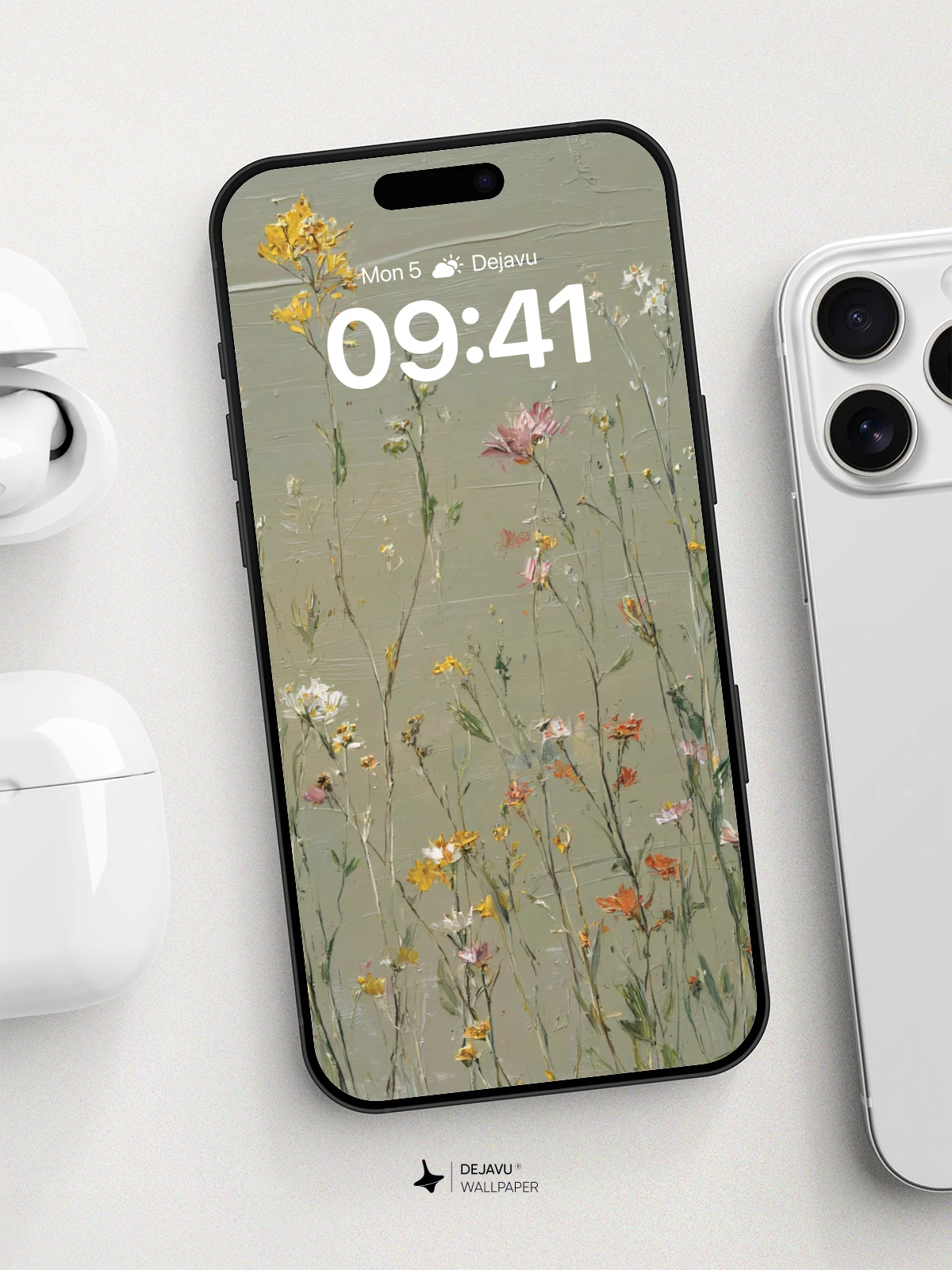 Wildflower Meadow Wallpaper 8K for iPhone and Android