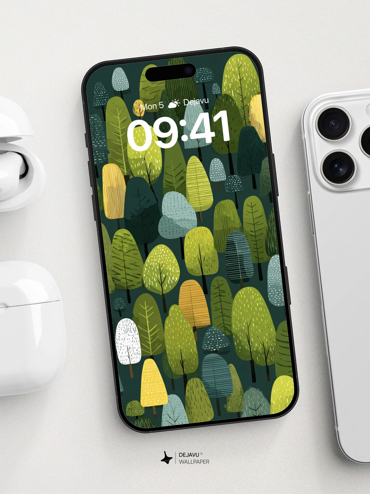 Whimsical Forest Wallpaper 8K for iPhone and Android