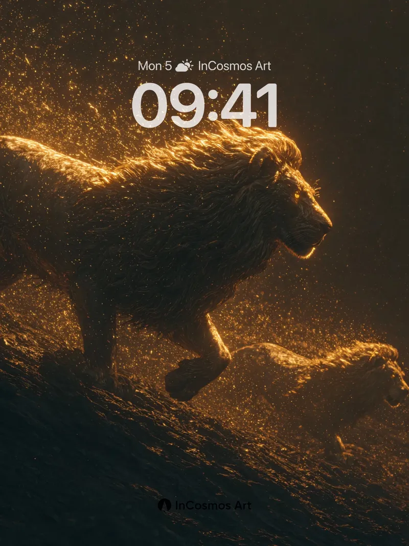 Golden Fury Wallpaper with Dust Storm Echo