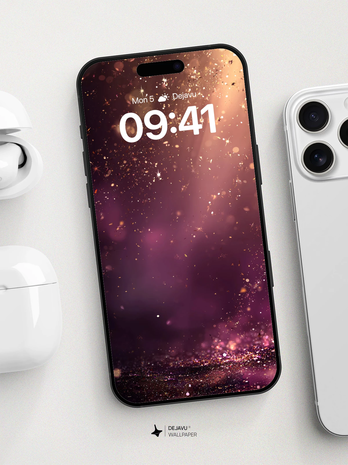 Magical Sparkle Glow Wallpaper 8K for iPhone and Android