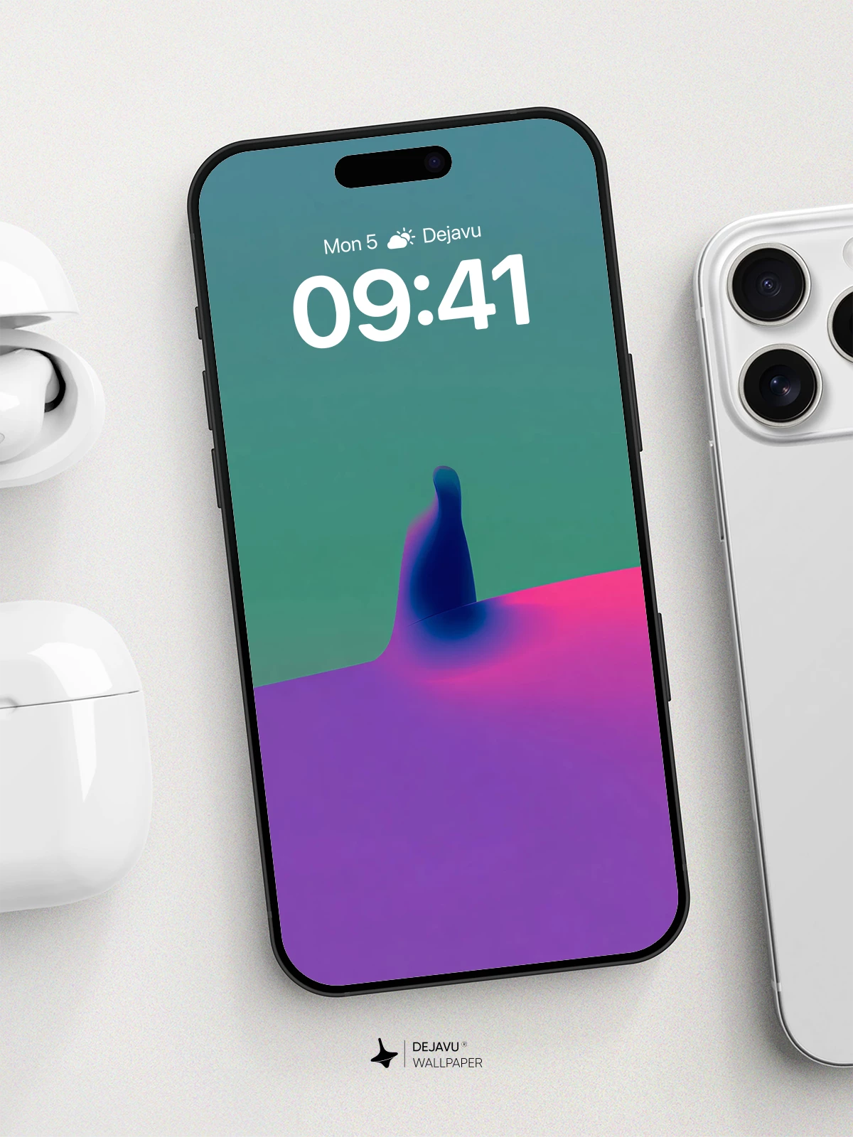 Abstract Gradient Form Wallpaper 8K for iPhone and Android