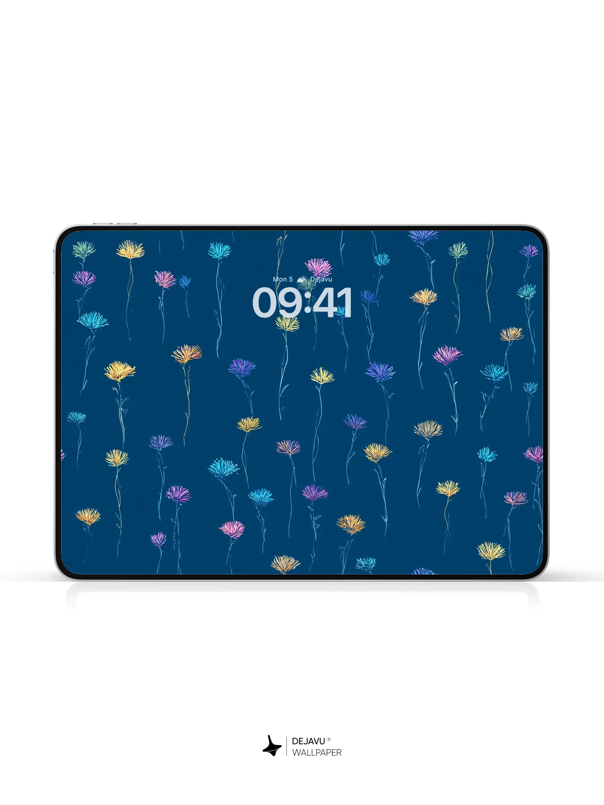 Whimsical Floral Garden Wallpaper 8K for iPhone and Android