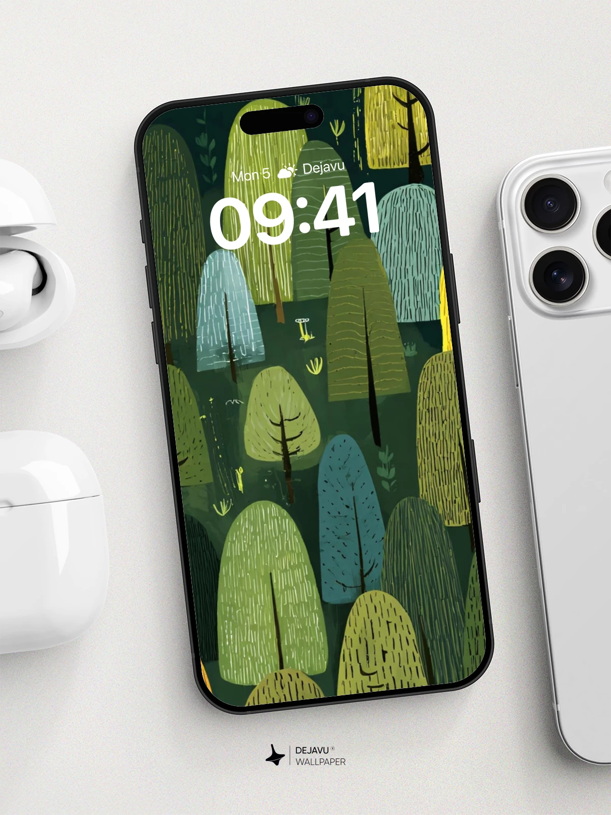 Whimsical Forest Wallpaper 8K for iPhone and Android