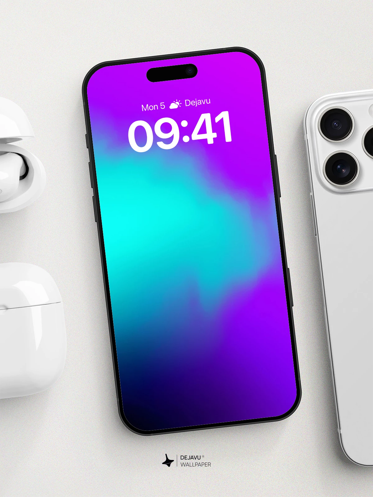 Neon Gradient Dream Wallpaper 8K for iPhone and Android