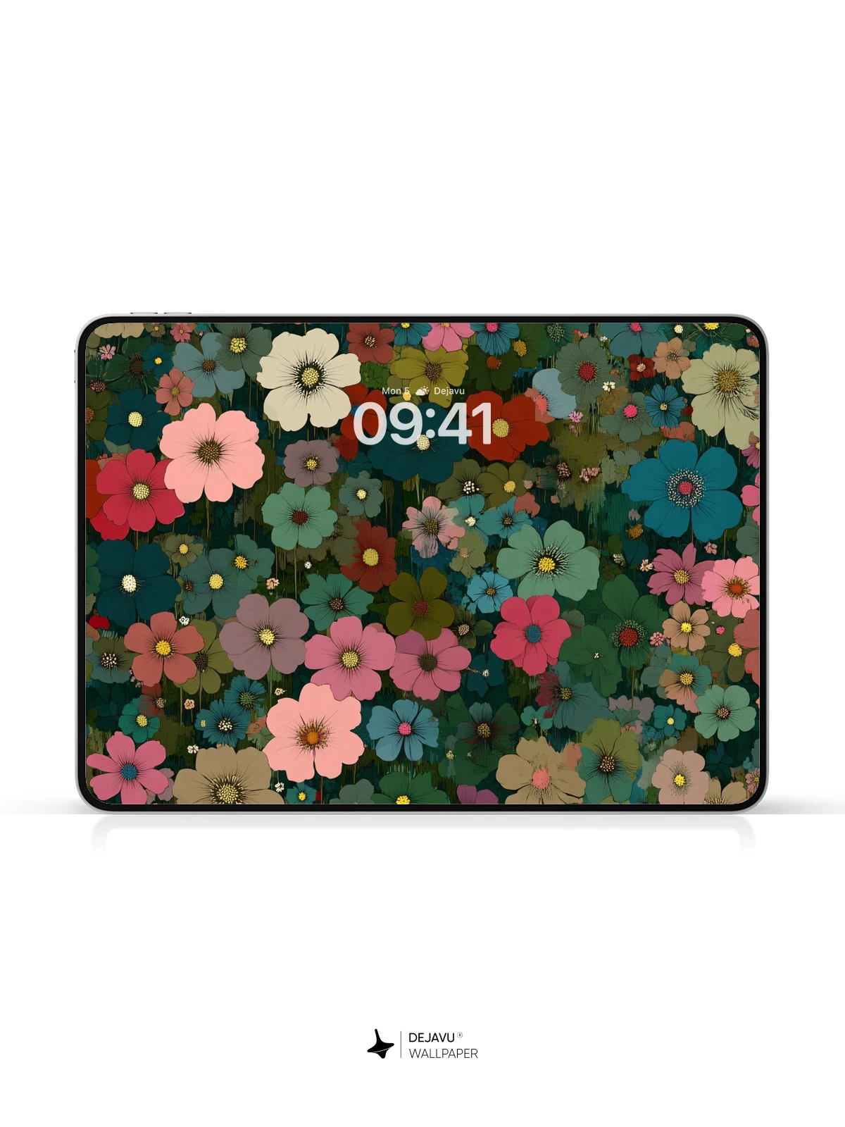 Whimsical Floral Garden Wallpaper 8K for iPhone and Android