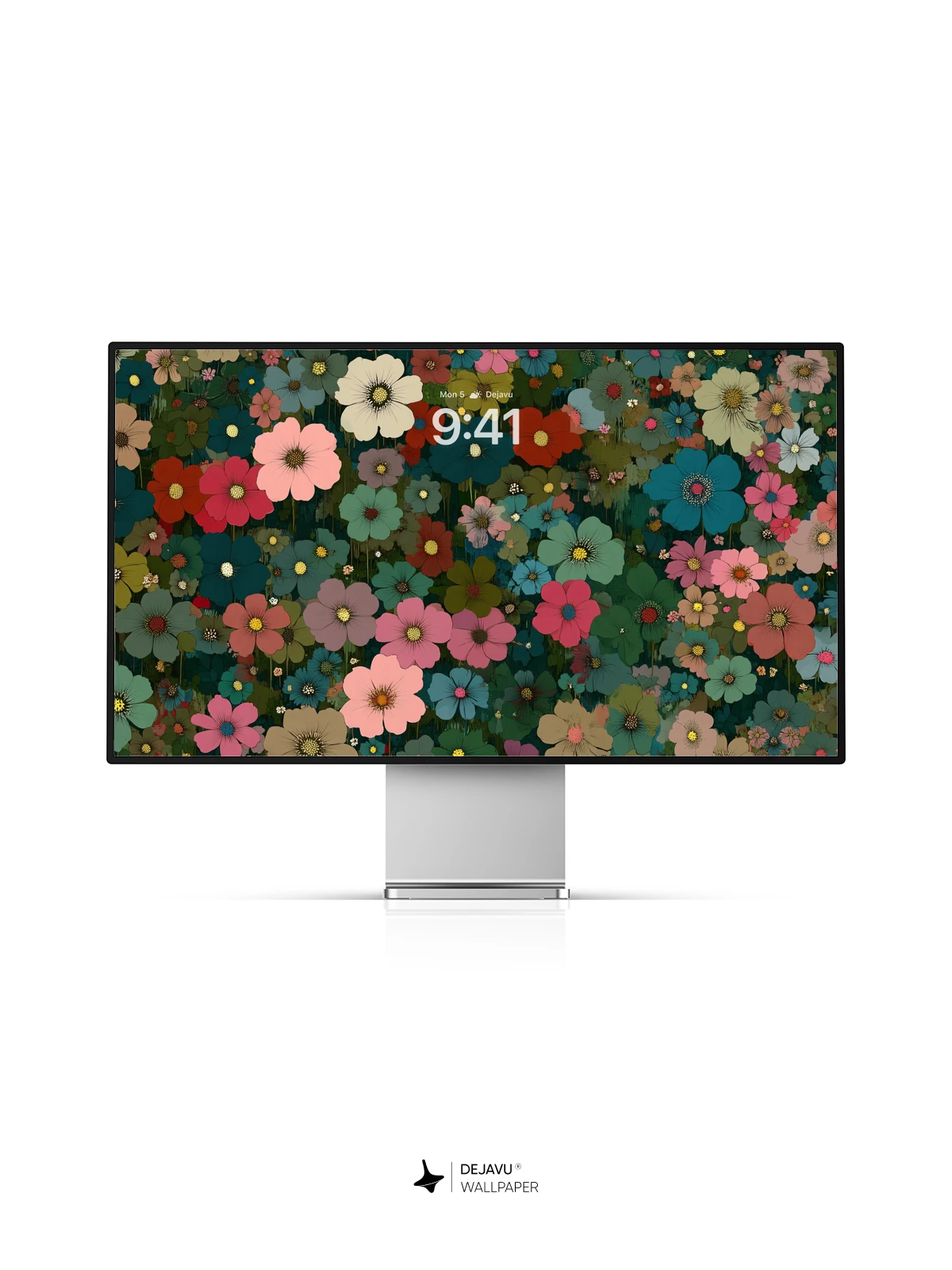 Whimsical Floral Garden Wallpaper 8K for iPhone and Android
