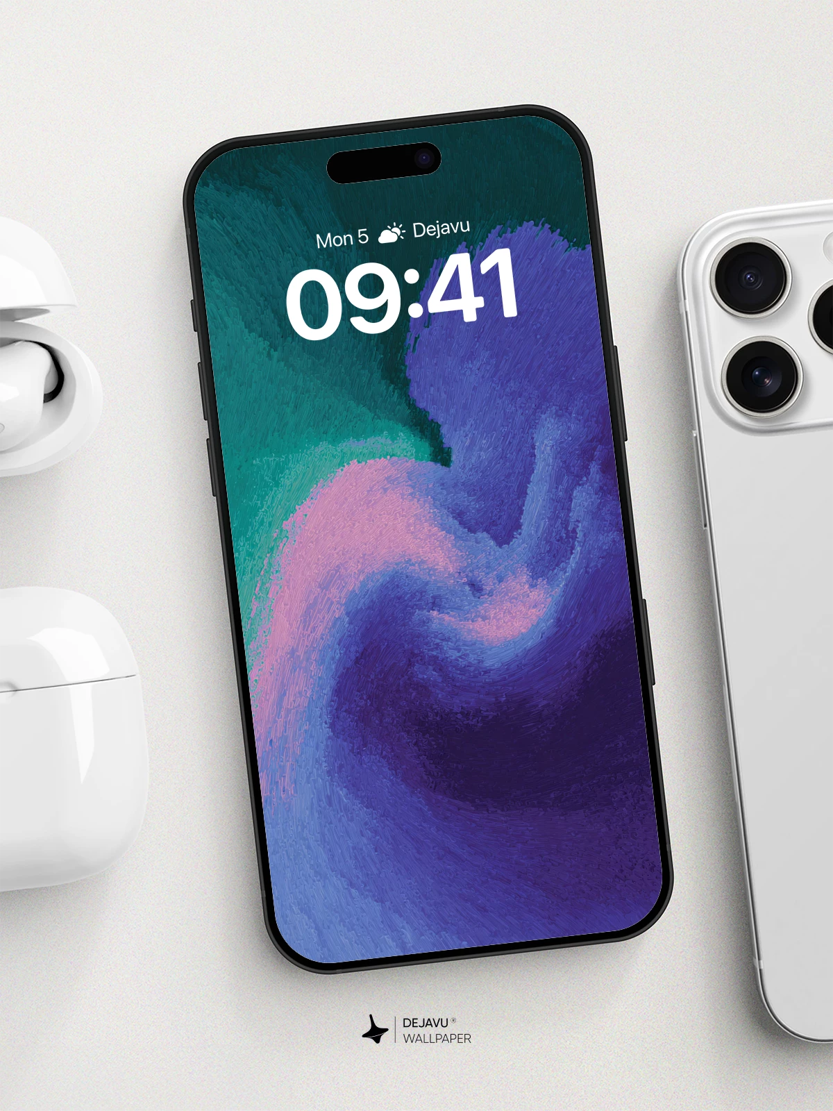 Abstract Wave Art Wallpaper 8K for iPhone and Android