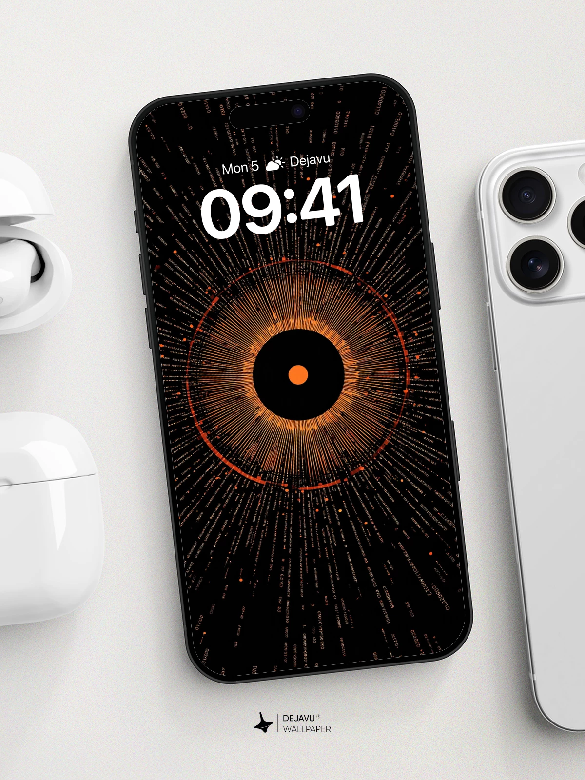Digital Eye Matrix Wallpaper 8K for iPhone and Android