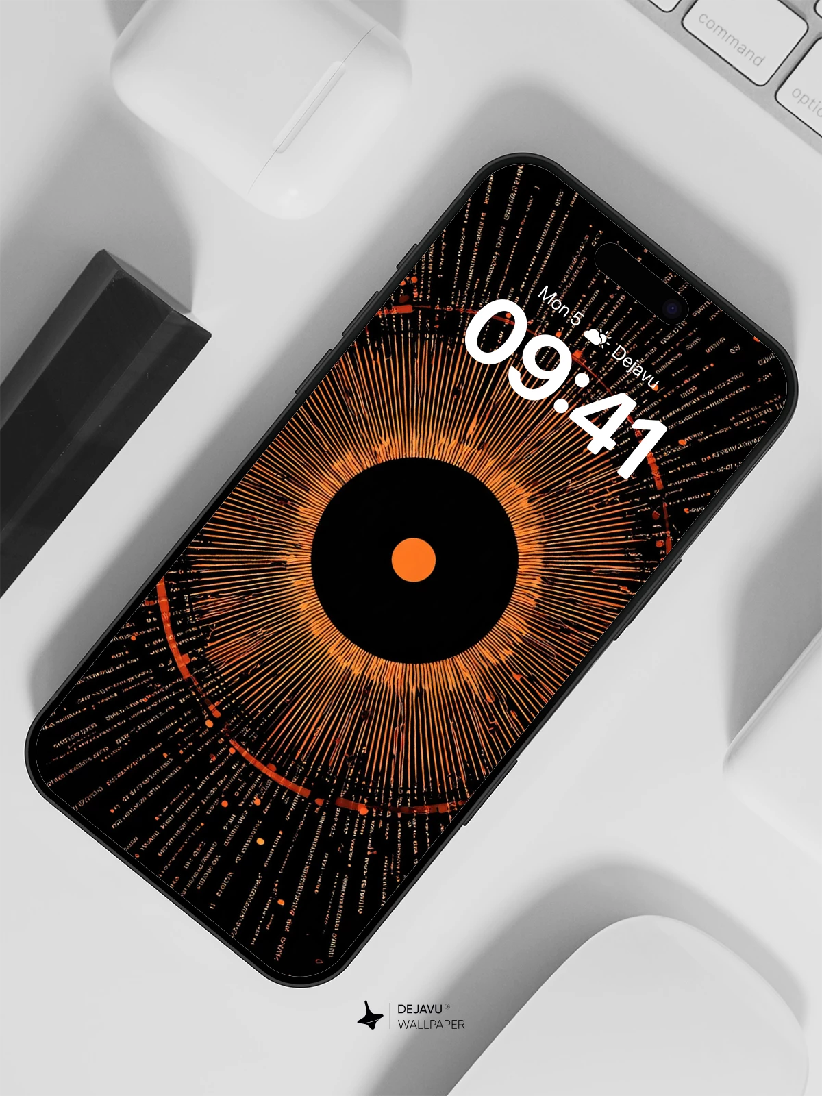 Digital Eye Matrix Wallpaper 8K for iPhone and Android