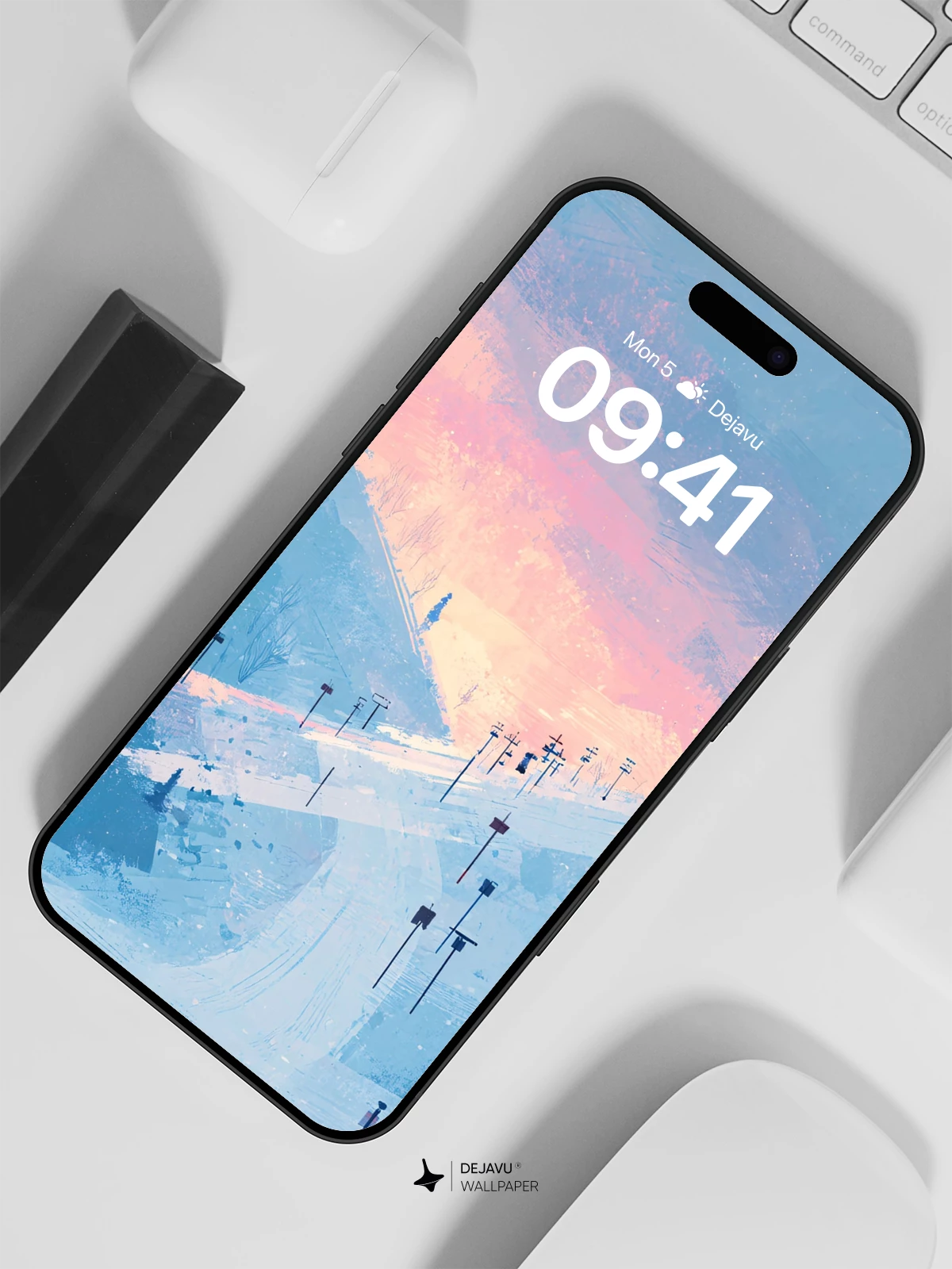 Winter Ski Slope Wallpaper 8K for iPhone and Android