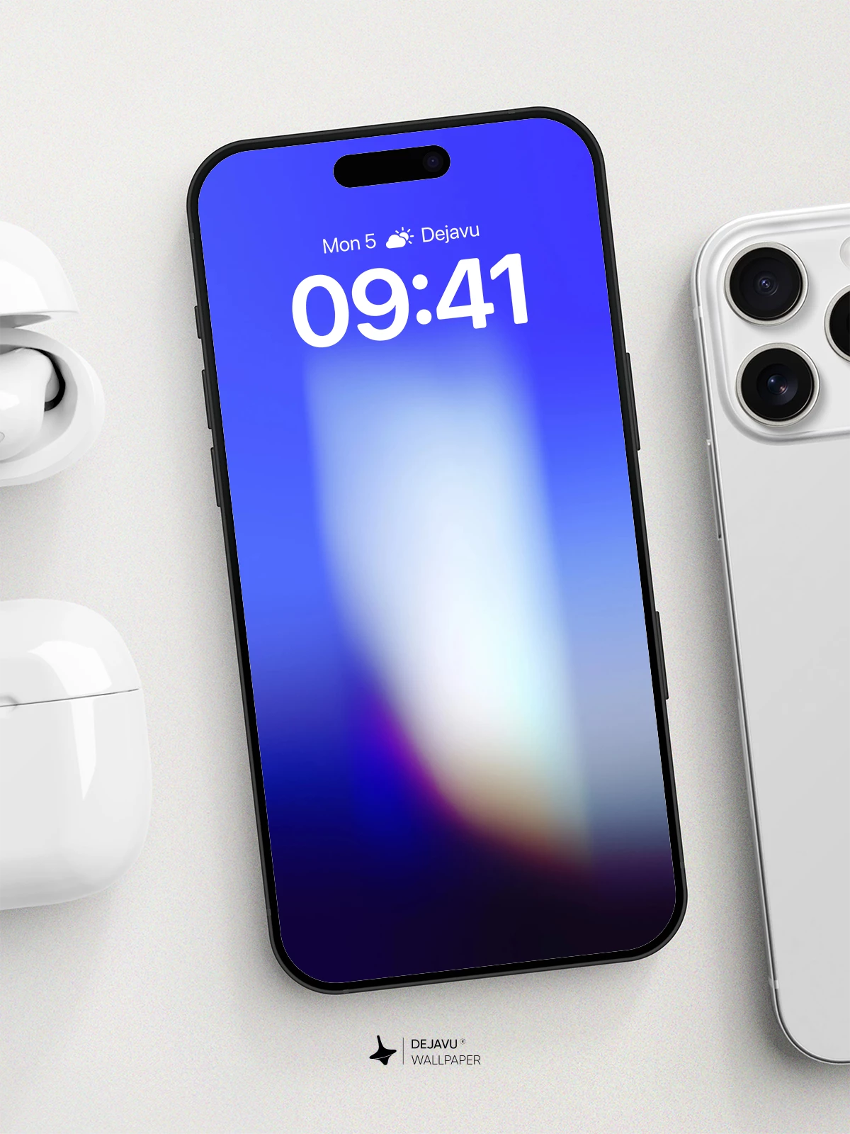 Abstract Gradient Light Wallpaper 8K for iPhone and Android